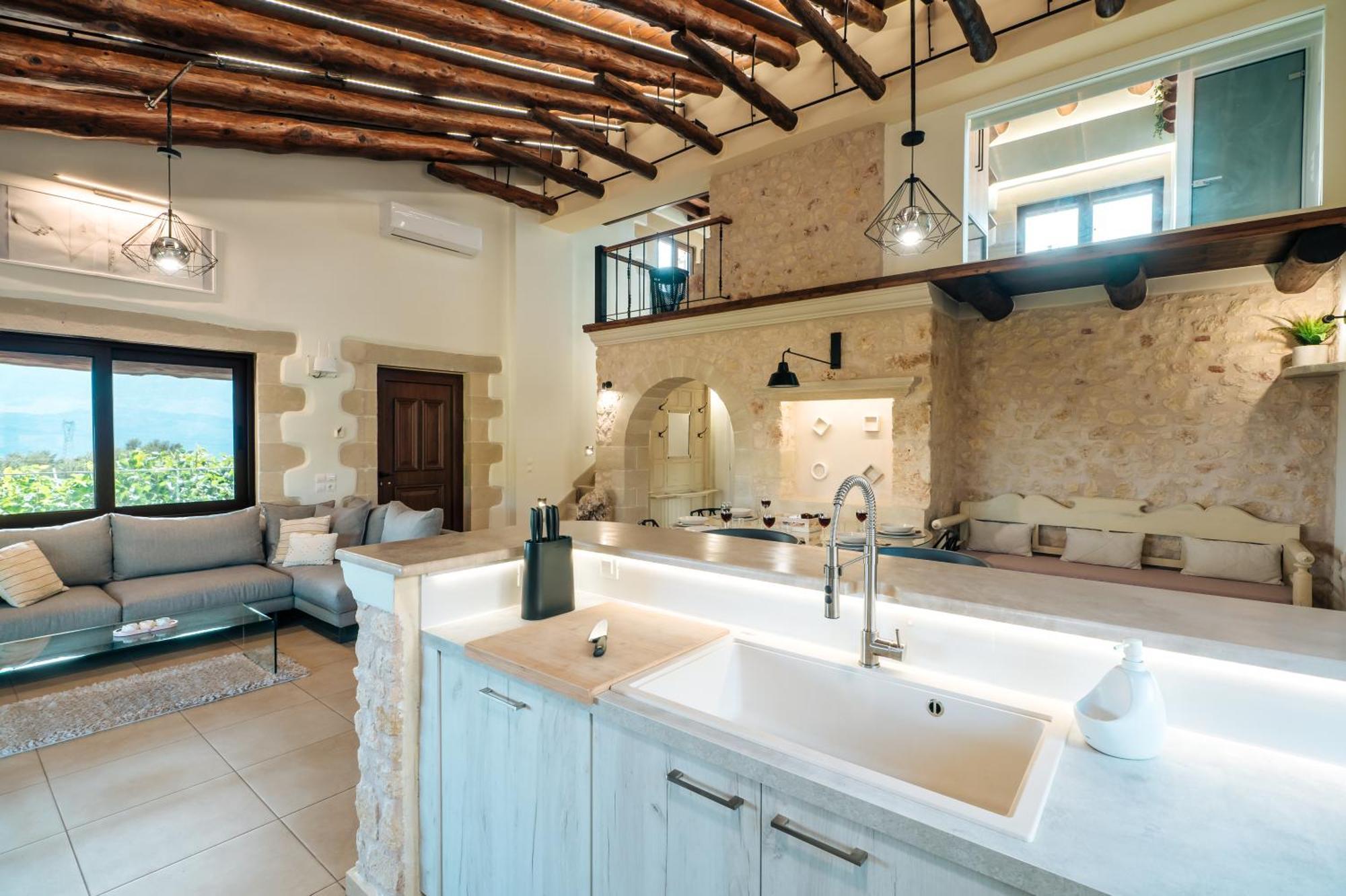 Recluso-3 Bd Luxury Country Villa, Huge Heated Pool With Hydromassage, Individual Bbq & Large Yard, Mountain View * Maláxa